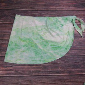 Good American NEW NWT Size 2XL-5XL Green Marbled Sarong Beach Summer Swim